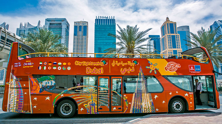 Get Around the City with Dubai Sightseeing Bus Tour