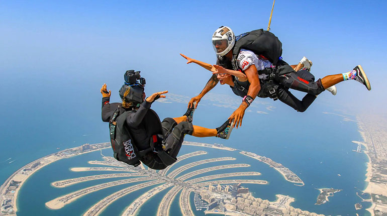 Jump Out of a Plane at Skydive Dubai