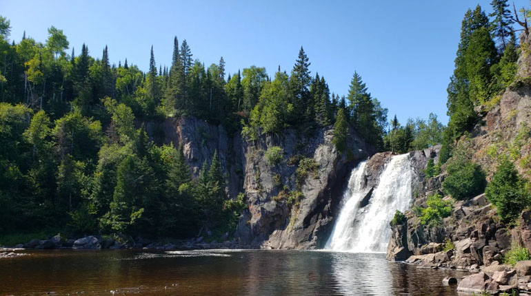The High Falls at Tettegouche State Park